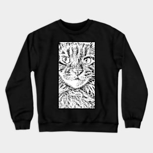 Cat Face Crewneck Sweatshirt